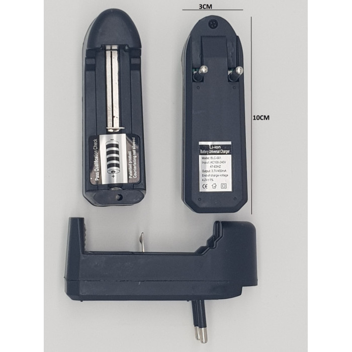 Мережеві зарядні пристрої для одного Акумулятора 18650 HD-8804 (600 шт./ясть)