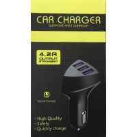 Автомобільний зарядний пристрій на 3 порти USB C-35C