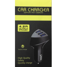 Автомобільний зарядний пристрій на 3 порти USB C-35C