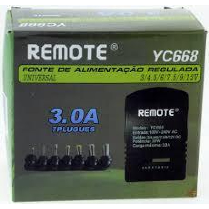 Адаптер SL-668/ 1322/ 12v/ 3A/ 7 in 1(100 шт/ящ)