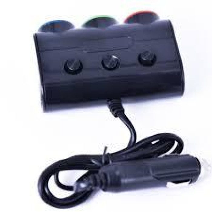 Автомобільний зарядний пристрій Olesson MOD-1523 ( 3 in 1/120W/Triple Direct LED Socket )(120)