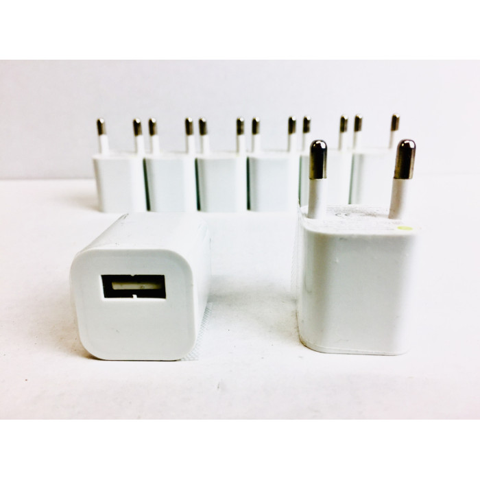 Мережевий зарядний пристрій КУБІК MOD-3G /220v/1usb/1 Am (1000 шт./яский)