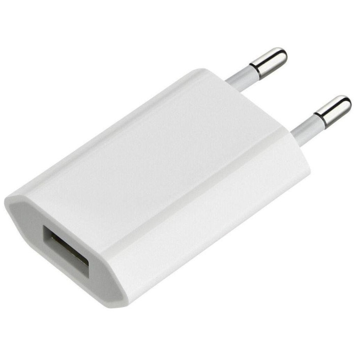 Мережевий зарядний пристрій плоский 220v/1usb/1 Am (1000 шт./ясть)