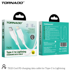 USB-L TORNADO TX25 (PD20W 3A/1m) Lighting white