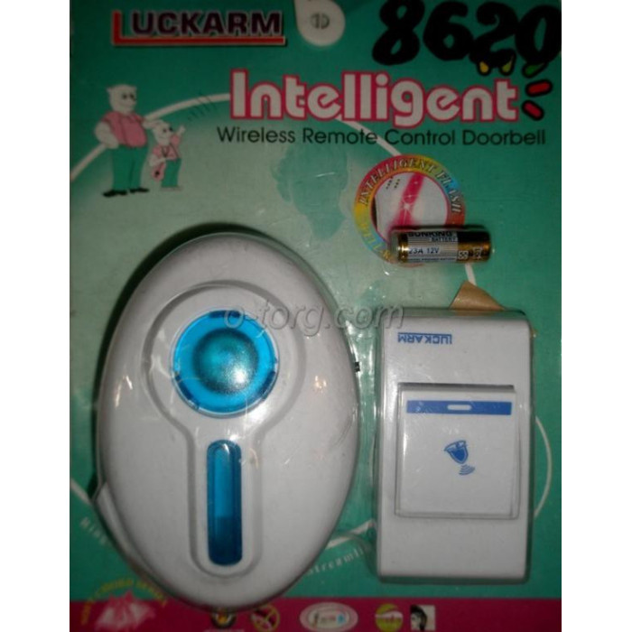 Бездротовий дверний дзвінок від батарейок ART 8620 (120 шт./яский)